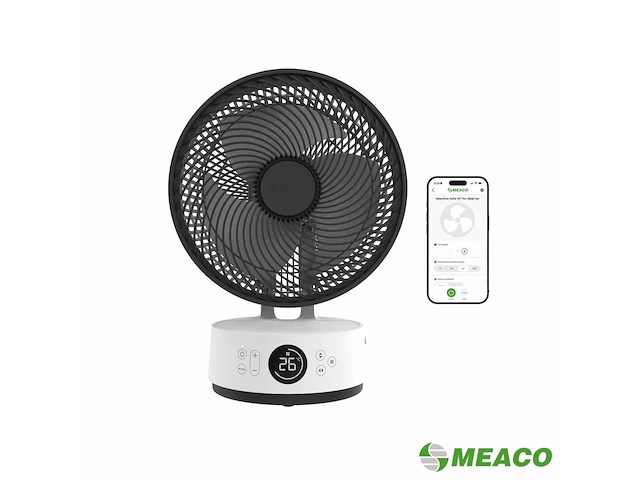 Meaco sefte pro 10" draadloze desktop luchtcirculator - afbeelding 1 van  5