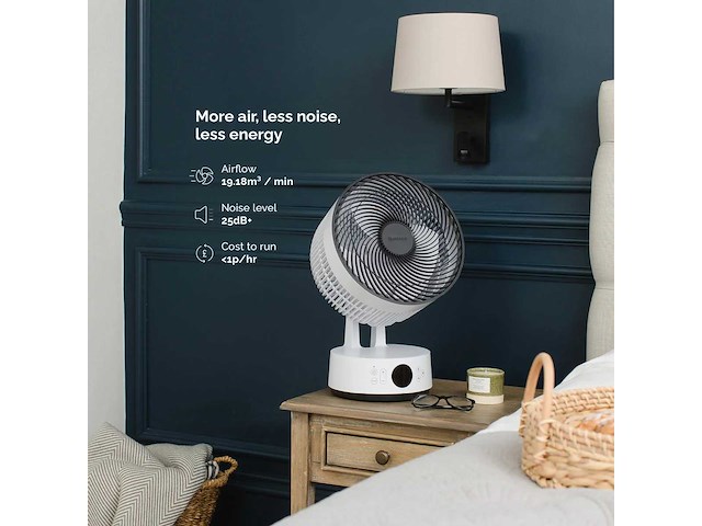 Meaco sefte pro 10" draadloze desktop luchtcirculator - afbeelding 5 van  5