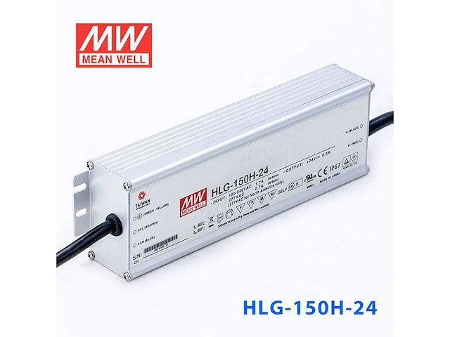 Mean well - hlg-150h-24 - led-driver (48x) - afbeelding 1 van  1