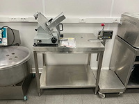 Meat slicer amh300a bevroren vleessnijmachine + inox tafel - afbeelding 2 van  9