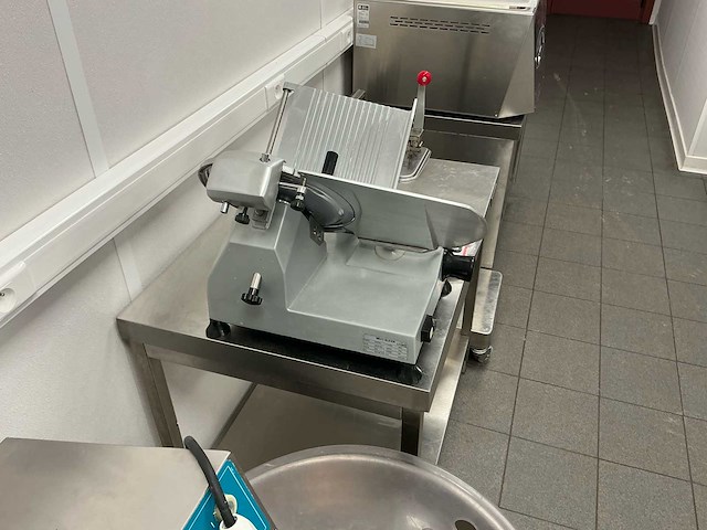 Meat slicer amh300a bevroren vleessnijmachine + inox tafel - afbeelding 4 van  9