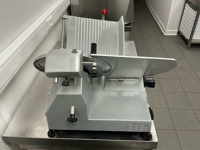 Meat slicer amh300a bevroren vleessnijmachine + inox tafel - afbeelding 5 van  9