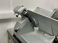Meat slicer amh300a bevroren vleessnijmachine + inox tafel - afbeelding 8 van  9