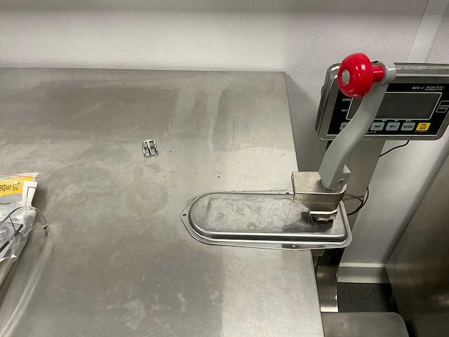 Meat slicer amh300a bevroren vleessnijmachine + inox tafel - afbeelding 9 van  9