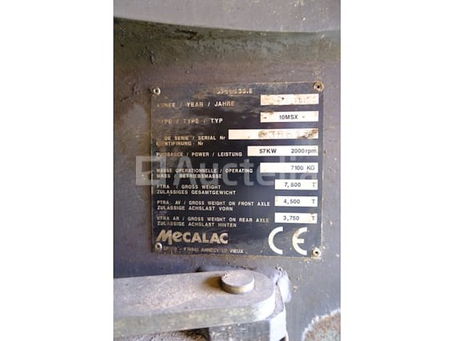 Mecalac 10msx wielgraafmachine - afbeelding 28 van  34