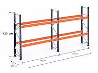 Mecalux palletstelling 10,3m 425cm hoog 4x12 - afbeelding 1 van  6