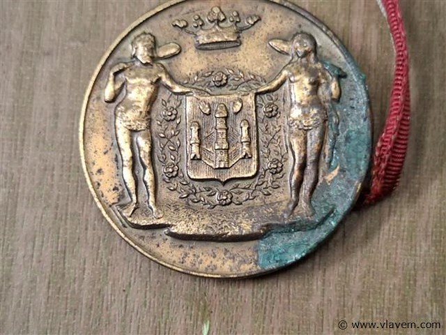 Medaille antwerpen - afbeelding 2 van  3