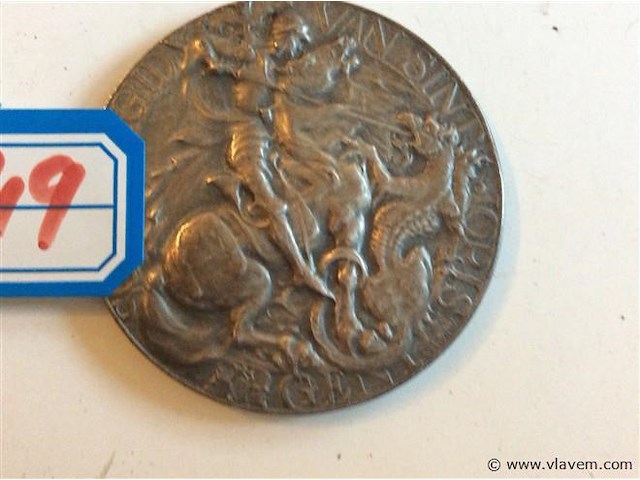 Medaille sint joris - afbeelding 2 van  3
