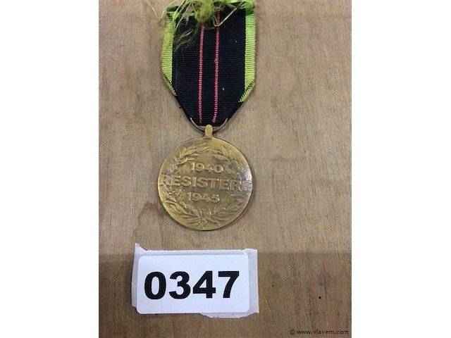 …medaille verzet - afbeelding 2 van  2