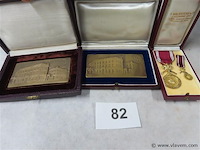 Medailles 4 stuks - afbeelding 1 van  5