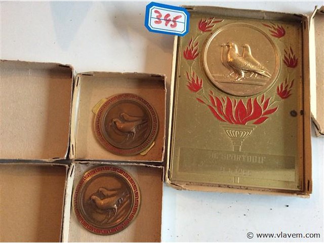 Medailles duiven - afbeelding 1 van  2