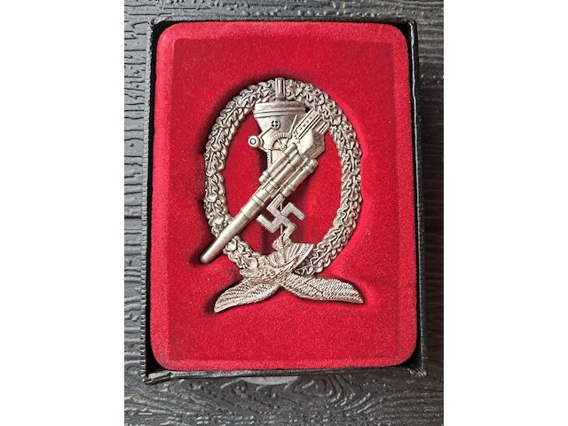 Medaillon luchtafweergeschut wo2 - afbeelding 1 van  1