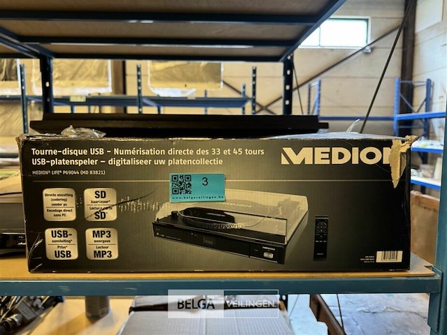 Medion life p69044 platen speler - afbeelding 1 van  5
