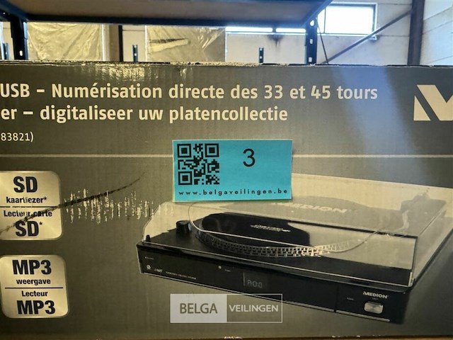 Medion life p69044 platen speler - afbeelding 2 van  5