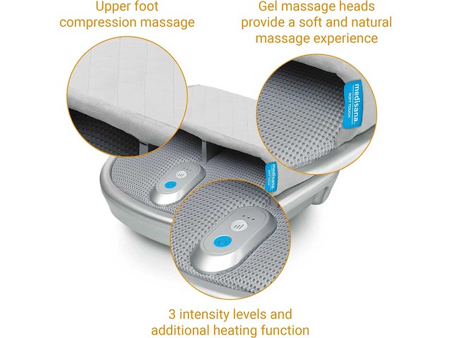 Medisana fmg 880 comfort shiatsu voetmassager met 3 intensiteitsniveaus - afbeelding 7 van  8