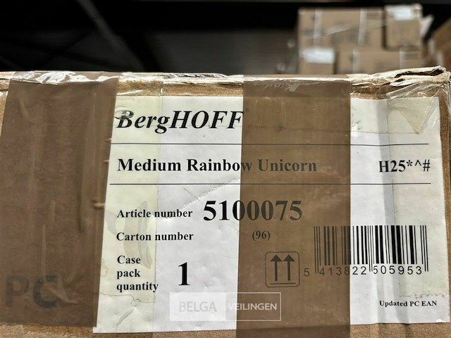 Medium rainbow unicorn - afbeelding 3 van  3