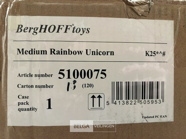 Medium rainbow unicorn - afbeelding 4 van  4
