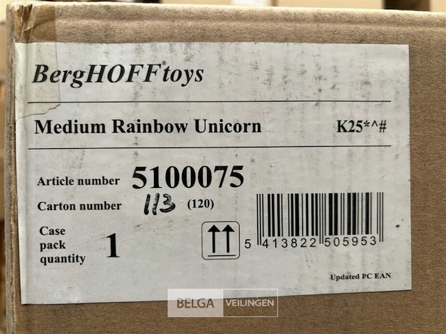 Medium rainbow unicorn - afbeelding 4 van  4