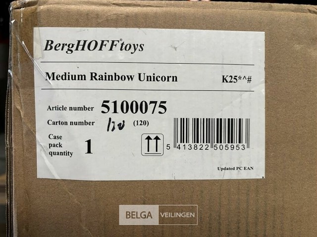 Medium rainbow unicorn - afbeelding 4 van  4
