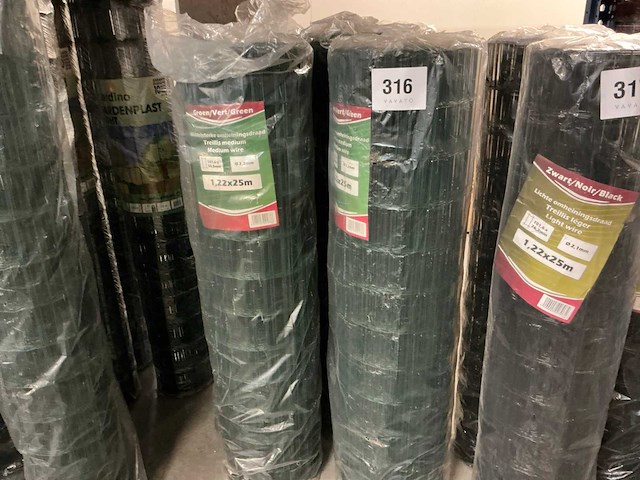 Medium wire rollen pvc tuindraad (6x) - afbeelding 1 van  3