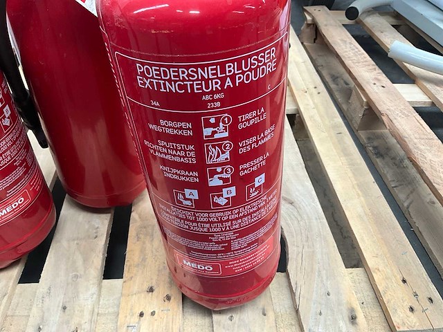 Medo 6 kg 11101006 poedersnelblussers (3x) - afbeelding 1 van  7
