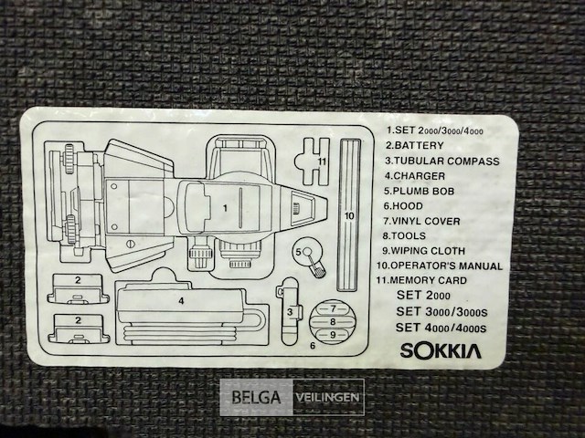 Meetinstrument sokkia - afbeelding 3 van  4