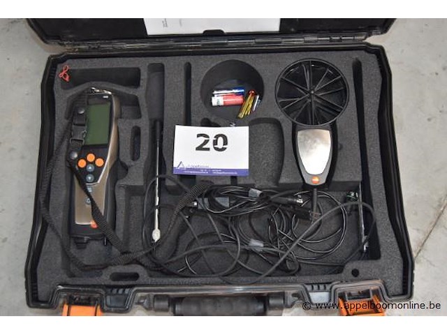 Meetset, testo, 435-3, in koffer met diverse sondes, werking niet gekend - afbeelding 1 van  2