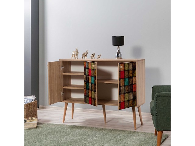 Mega-723 consoles | 100% melamine | sonoma eiken - afbeelding 3 van  7