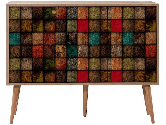 Mega-723 consoles | 100% melamine | sonoma eiken - afbeelding 6 van  7