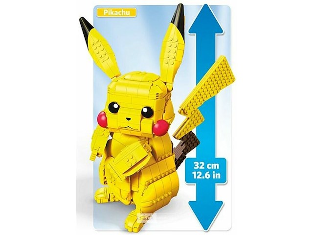 Mega pokémon jumbo pikachu - afbeelding 2 van  6