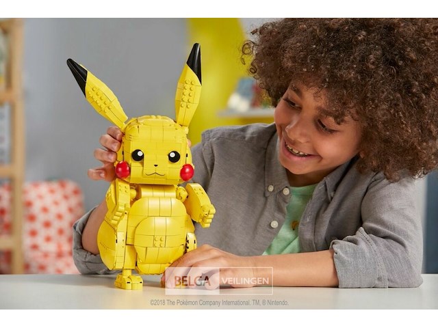 Mega pokémon jumbo pikachu - afbeelding 4 van  6