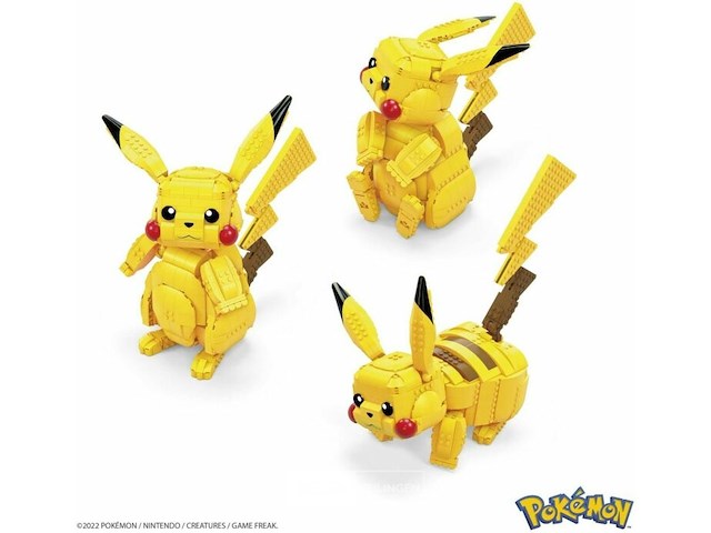 Mega pokémon jumbo pikachu - afbeelding 5 van  6