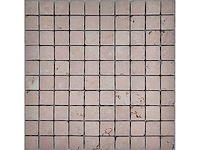 Megaron lapideum rosa perlino matte 3x3 cm - natuursteen mozaïek 19 m² - afbeelding 1 van  1