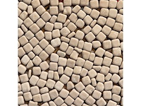 Megaron scutulatum botticino matte 1,5x1,5 cm - natuursteen mozaïek 11m² - afbeelding 1 van  1
