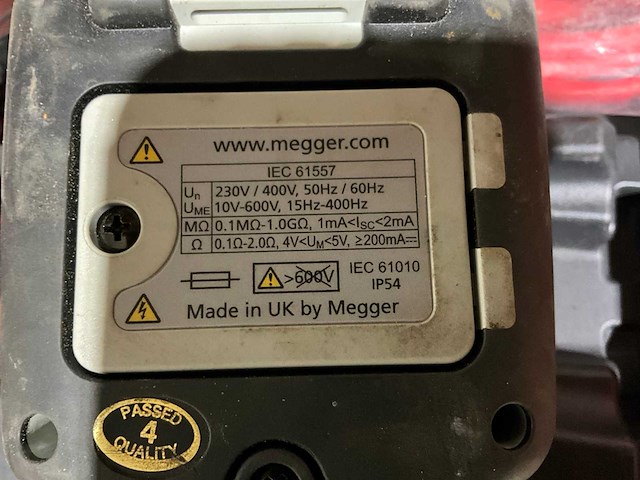 Megger mit410/2 isolatieweerstandmeter - afbeelding 5 van  6