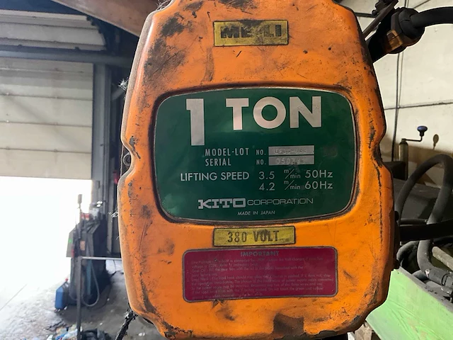 Meili hebzeuge kito 1 ton - afbeelding 7 van  8