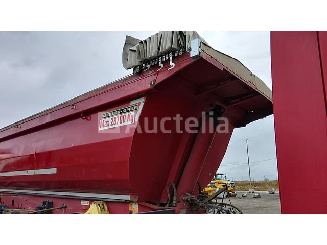 Meiller steel 3-assige oplegger kantelwagen, 29 m3, 2014 (9936) - afbeelding 3 van  4