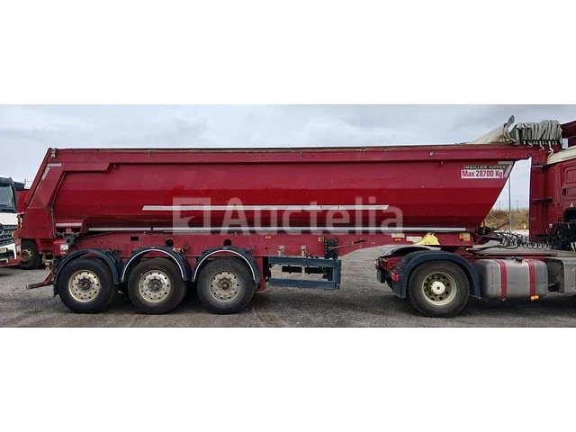 Meiller steel 3-assige oplegger kantelwagen, 29 m3, 2014 (9936) - afbeelding 4 van  4