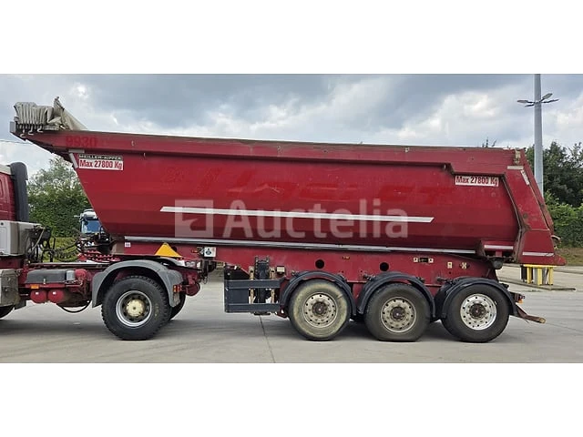 Meiller steel 3-assige opleggertipper, 29 m3, 2013 (9930) - afbeelding 3 van  4