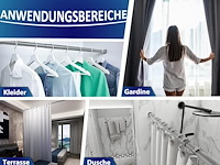 Meisenberg multifunctionele gordijnroede zonder boren, uitschuifbare stang - afbeelding 1 van  6