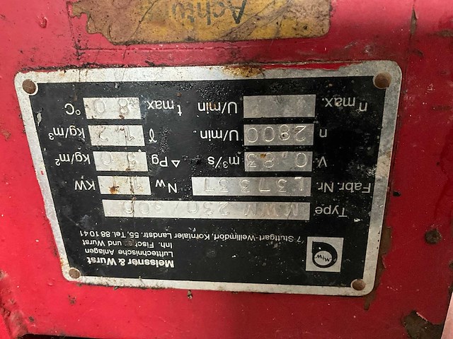 Meissner & wurst type wm230/50 ventilator - afbeelding 6 van  7