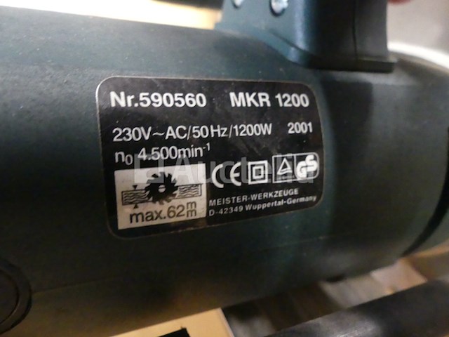 Meister mkr 1200 draagbare cirkelzaag - afbeelding 1 van  4