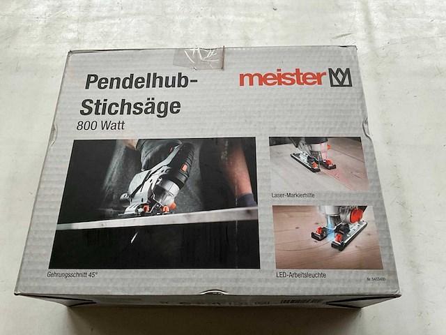 Meister mps8-1 pendel decoupeerzaag 800w - afbeelding 1 van  6