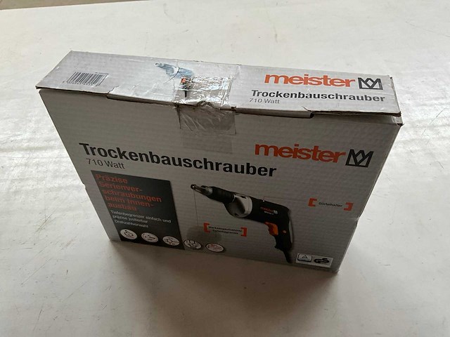 Meister mts710-1 elektrische gipsplaat schroevendraaier 710w - afbeelding 3 van  4