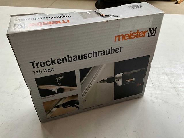 Meister mts710-1 elektrische gipsplaat schroevendraaier 710w - afbeelding 4 van  4