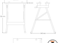 Meister werk- en spantafel - afbeelding 2 van  4