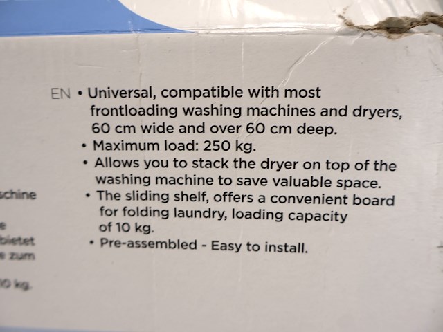 Meliconi opzetkit wasmachine - afbeelding 3 van  3