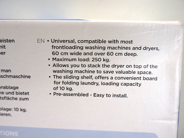 Meliconi opzetkit wasmachine - afbeelding 3 van  3