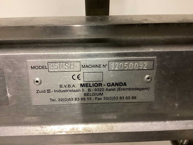 Melior-ganda 35nsh vermalsmachine - afbeelding 5 van  5