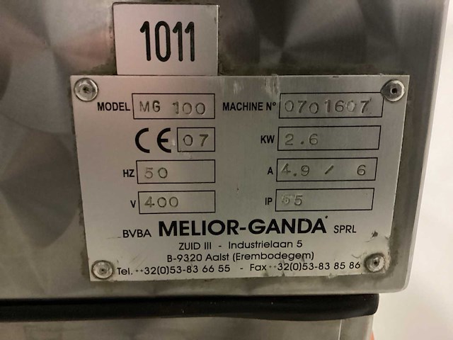 Melior ganda mg100 mengmachine - afbeelding 6 van  6